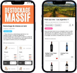 Animation commerciale réseau