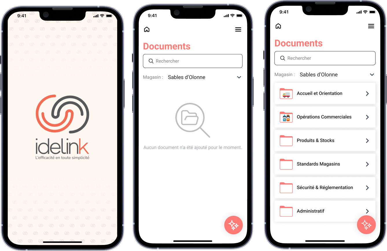 Application Idelink base documentaire et IA pour les réseaux de magasins